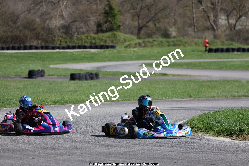 29 & 30/03/2025 : 2ème manche du Championnat du Sud au circuit d’Aigues-Vives (photos Stéphane Agnus) 2025 — karting