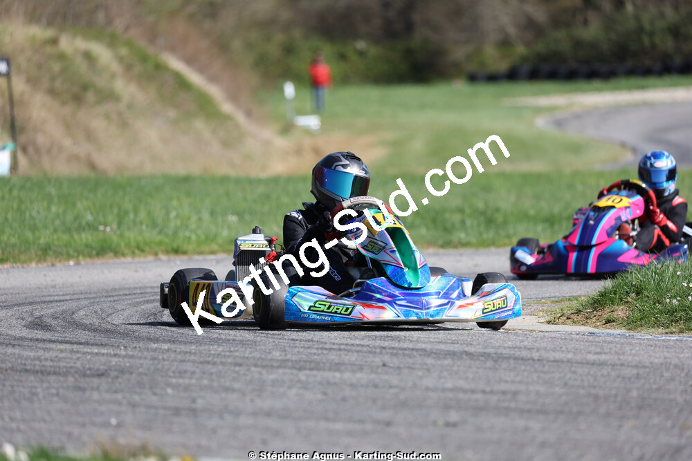 29 & 30/03/2025 : 2ème manche du Championnat du Sud au circuit d’Aigues-Vives (photos Stéphane Agnus) 2025 — karting