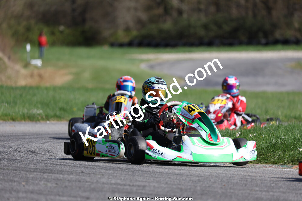 29 & 30/03/2025 : 2ème manche du Championnat du Sud au circuit d’Aigues-Vives (photos Stéphane Agnus) 2025 — karting