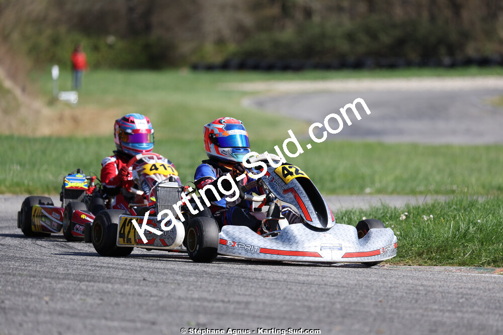29 & 30/03/2025 : 2ème manche du Championnat du Sud au circuit d’Aigues-Vives (photos Stéphane Agnus) 2025 — karting