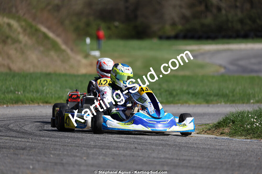 29 & 30/03/2025 : 2ème manche du Championnat du Sud au circuit d’Aigues-Vives (photos Stéphane Agnus) 2025 — karting