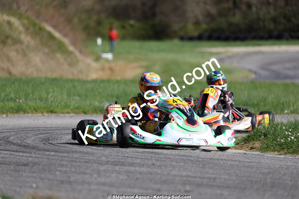 29 & 30/03/2025 : 2ème manche du Championnat du Sud au circuit d’Aigues-Vives (photos Stéphane Agnus) 2025 — karting