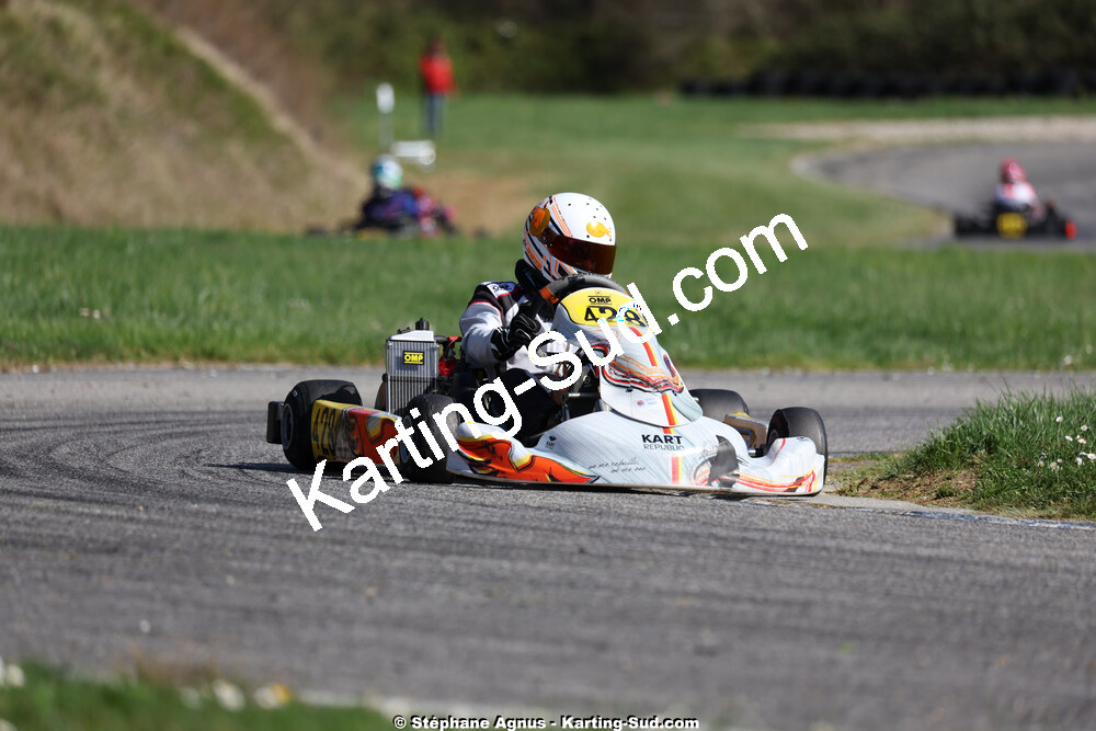 29 & 30/03/2025 : 2ème manche du Championnat du Sud au circuit d’Aigues-Vives (photos Stéphane Agnus) 2025 — karting