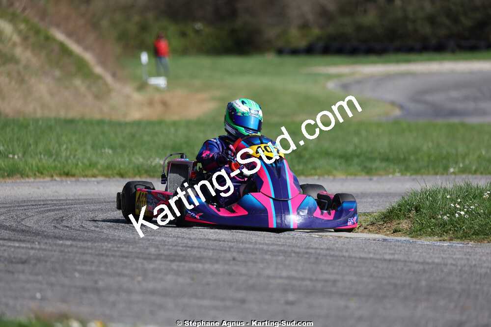 29 & 30/03/2025 : 2ème manche du Championnat du Sud au circuit d’Aigues-Vives (photos Stéphane Agnus) 2025 — karting