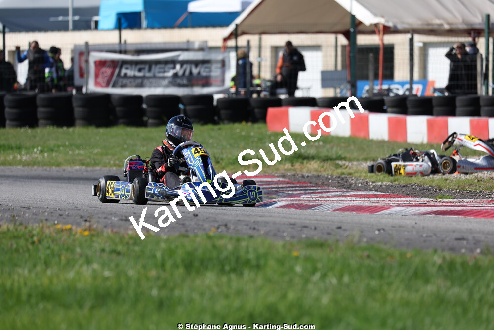 29 & 30/03/2025 : 2ème manche du Championnat du Sud au circuit d’Aigues-Vives (photos Stéphane Agnus) 2025 — karting