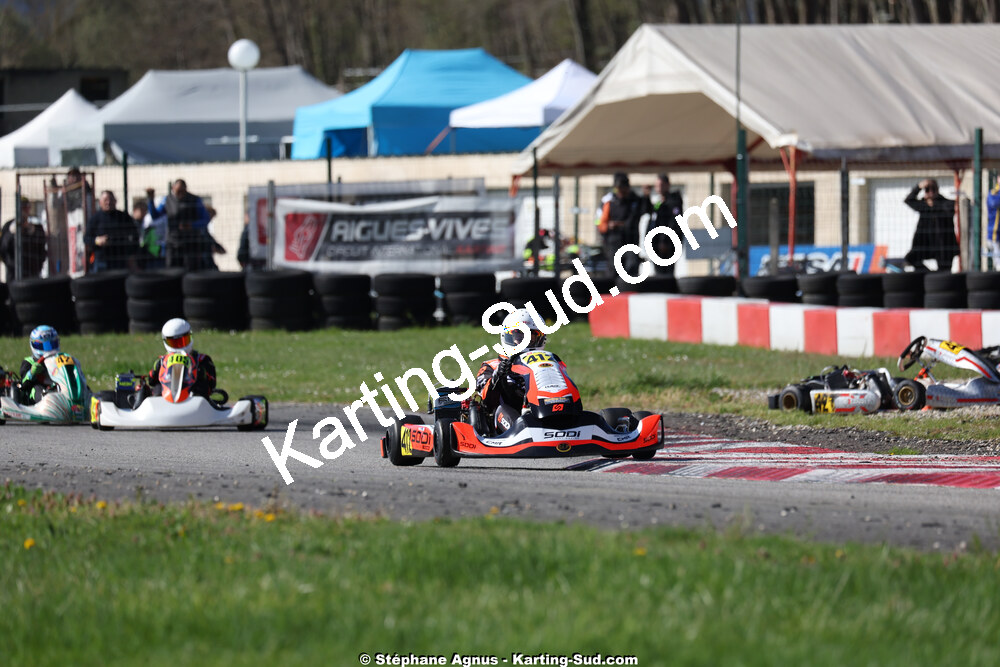 29 & 30/03/2025 : 2ème manche du Championnat du Sud au circuit d’Aigues-Vives (photos Stéphane Agnus) 2025 — karting