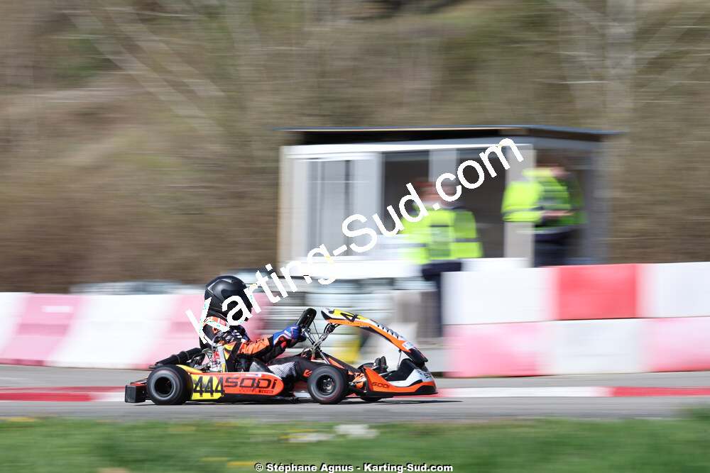 29 & 30/03/2025 : 2ème manche du Championnat du Sud au circuit d’Aigues-Vives (photos Stéphane Agnus) 2025 — karting
