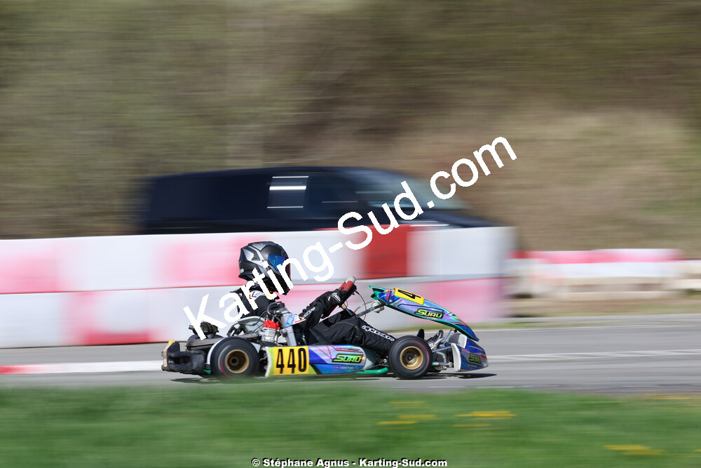 29 & 30/03/2025 : 2ème manche du Championnat du Sud au circuit d’Aigues-Vives (photos Stéphane Agnus) 2025 — karting