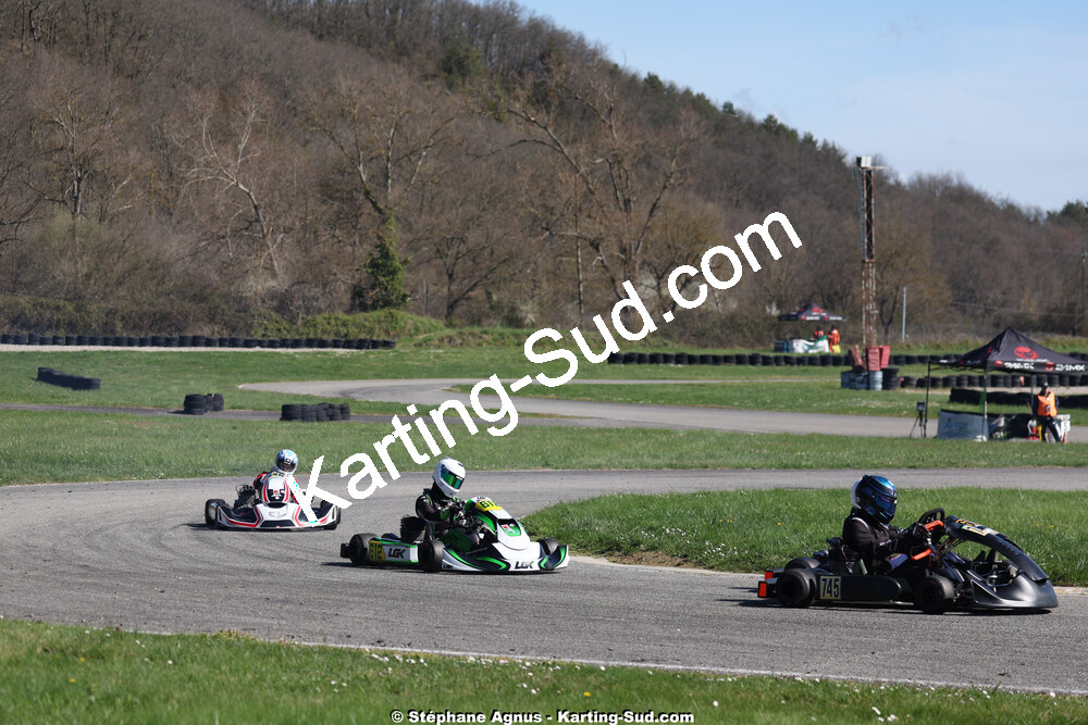 29 & 30/03/2025 : 2ème manche du Championnat du Sud au circuit d’Aigues-Vives (photos Stéphane Agnus) 2025 — karting