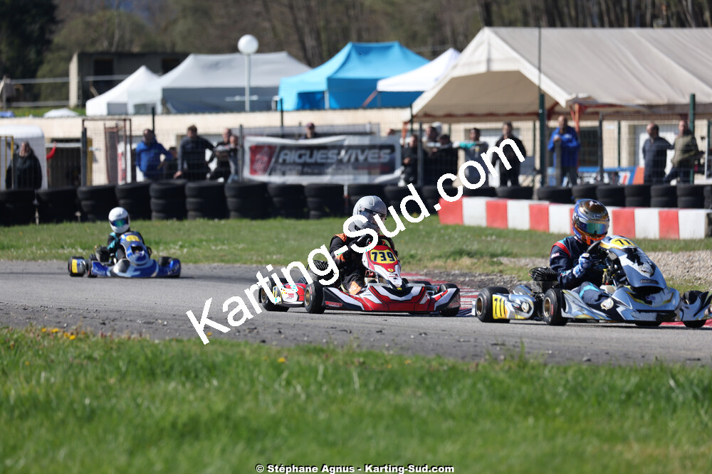 29 & 30/03/2025 : 2ème manche du Championnat du Sud au circuit d’Aigues-Vives (photos Stéphane Agnus) 2025 — karting