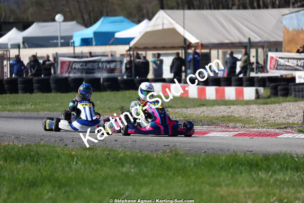 29 & 30/03/2025 : 2ème manche du Championnat du Sud au circuit d’Aigues-Vives (photos Stéphane Agnus) 2025 — karting