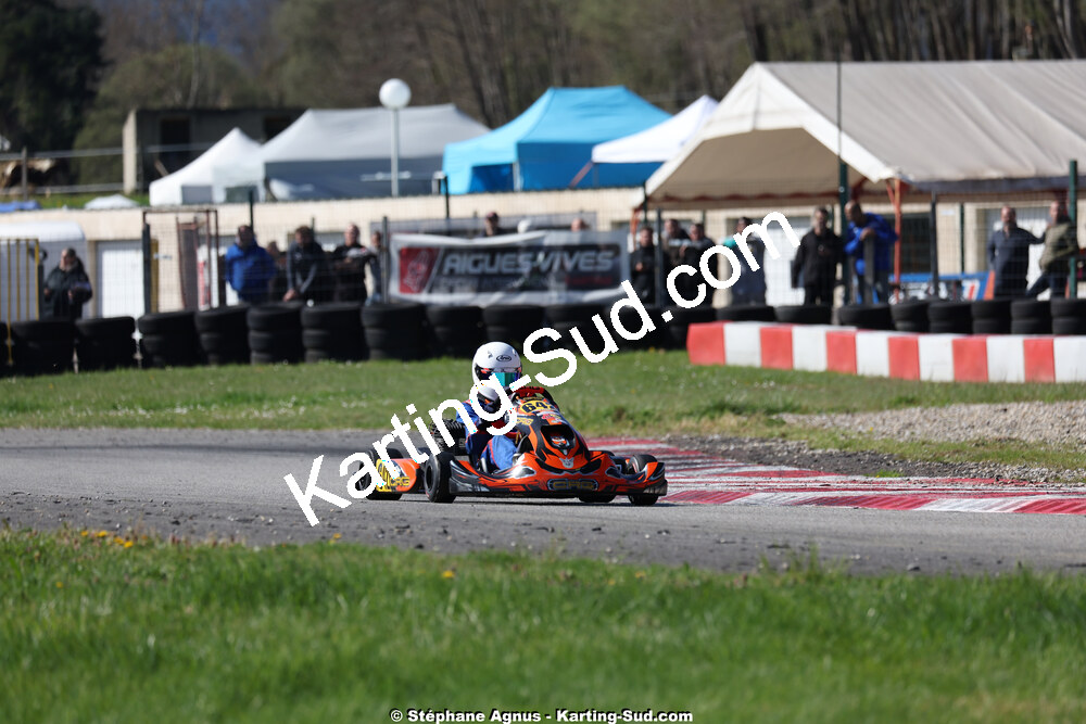 29 & 30/03/2025 : 2ème manche du Championnat du Sud au circuit d’Aigues-Vives (photos Stéphane Agnus) 2025 — karting