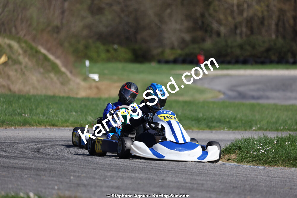 29 & 30/03/2025 : 2ème manche du Championnat du Sud au circuit d’Aigues-Vives (photos Stéphane Agnus) 2025 — karting
