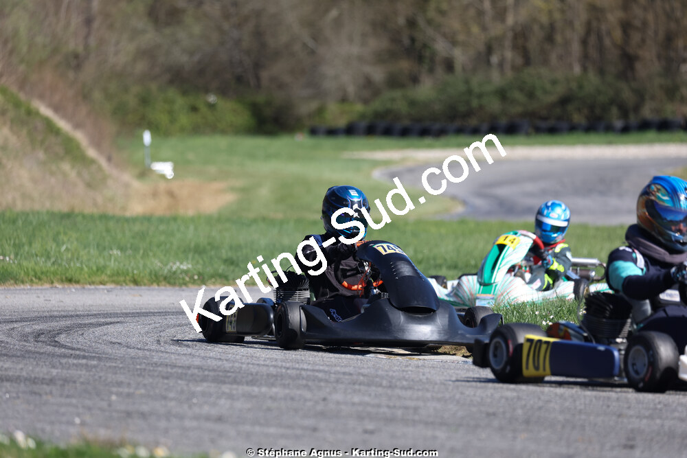 29 & 30/03/2025 : 2ème manche du Championnat du Sud au circuit d’Aigues-Vives (photos Stéphane Agnus) 2025 — karting