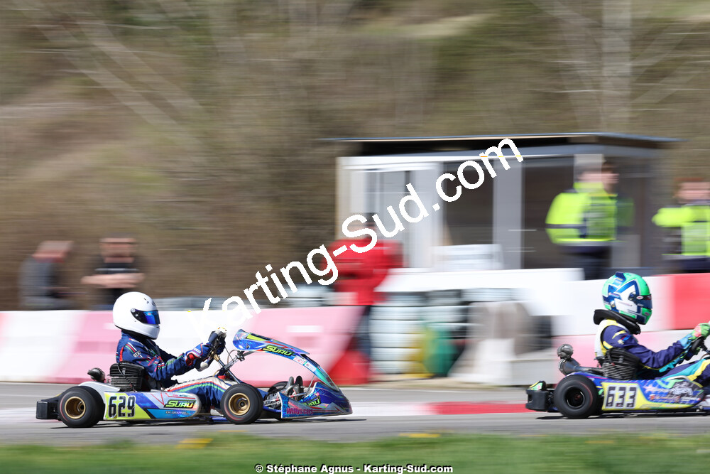 29 & 30/03/2025 : 2ème manche du Championnat du Sud au circuit d’Aigues-Vives (photos Stéphane Agnus) 2025 — karting