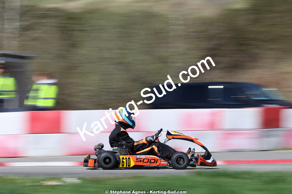 29 & 30/03/2025 : 2ème manche du Championnat du Sud au circuit d’Aigues-Vives (photos Stéphane Agnus) 2025 — karting