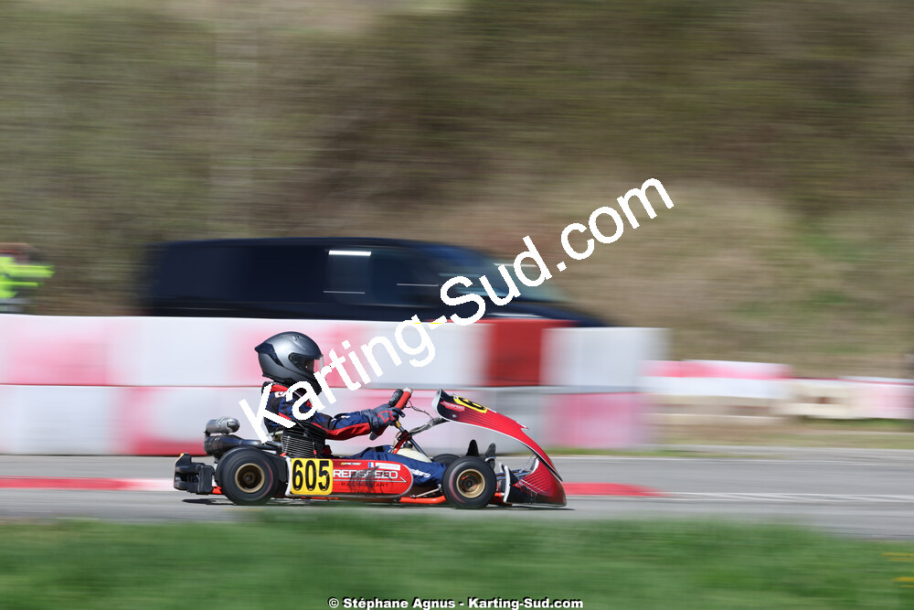 29 & 30/03/2025 : 2ème manche du Championnat du Sud au circuit d’Aigues-Vives (photos Stéphane Agnus) 2025 — karting