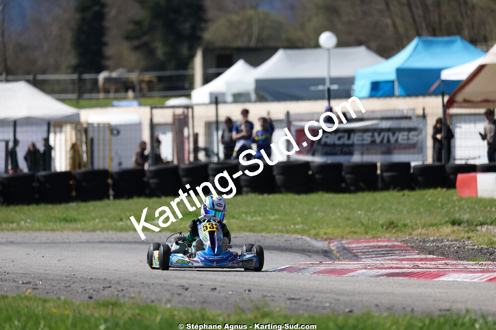 29 & 30/03/2025 : 2ème manche du Championnat du Sud au circuit d’Aigues-Vives (photos Stéphane Agnus) 2025 — karting