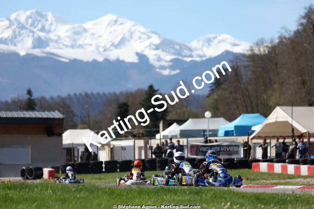 29 & 30/03/2025 : 2ème manche du Championnat du Sud au circuit d’Aigues-Vives (photos Stéphane Agnus) 2025 — karting