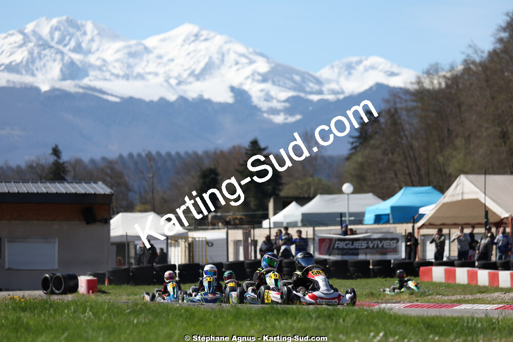 29 & 30/03/2025 : 2ème manche du Championnat du Sud au circuit d’Aigues-Vives (photos Stéphane Agnus) 2025 — karting