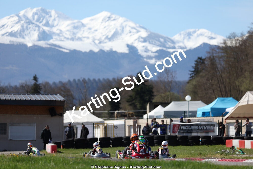 29 & 30/03/2025 : 2ème manche du Championnat du Sud au circuit d’Aigues-Vives (photos Stéphane Agnus) 2025 — karting