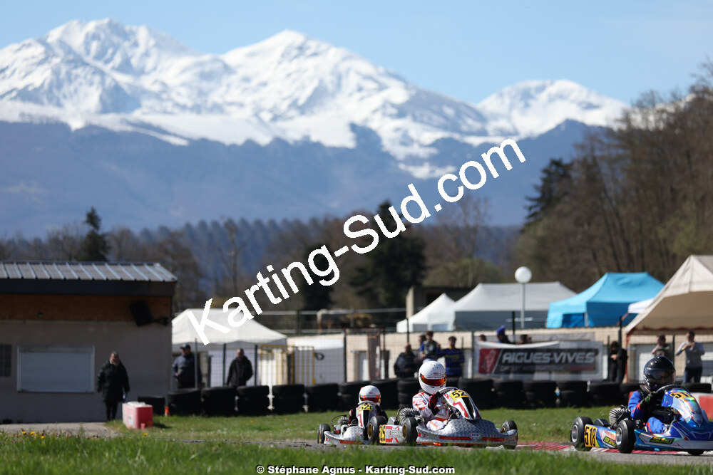 29 & 30/03/2025 : 2ème manche du Championnat du Sud au circuit d’Aigues-Vives (photos Stéphane Agnus) 2025 — karting