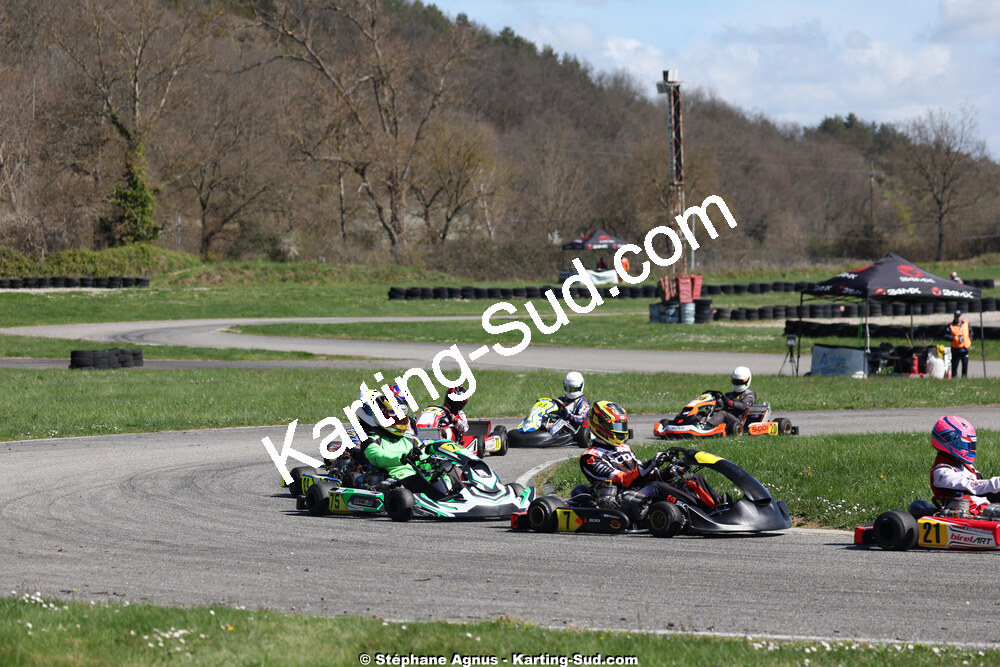29 & 30/03/2025 : 2ème manche du Championnat du Sud au circuit d’Aigues-Vives (photos Stéphane Agnus) 2025 — karting
