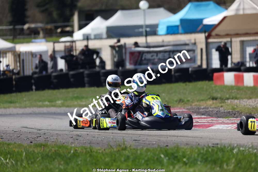 29 & 30/03/2025 : 2ème manche du Championnat du Sud au circuit d’Aigues-Vives (photos Stéphane Agnus) 2025 — karting