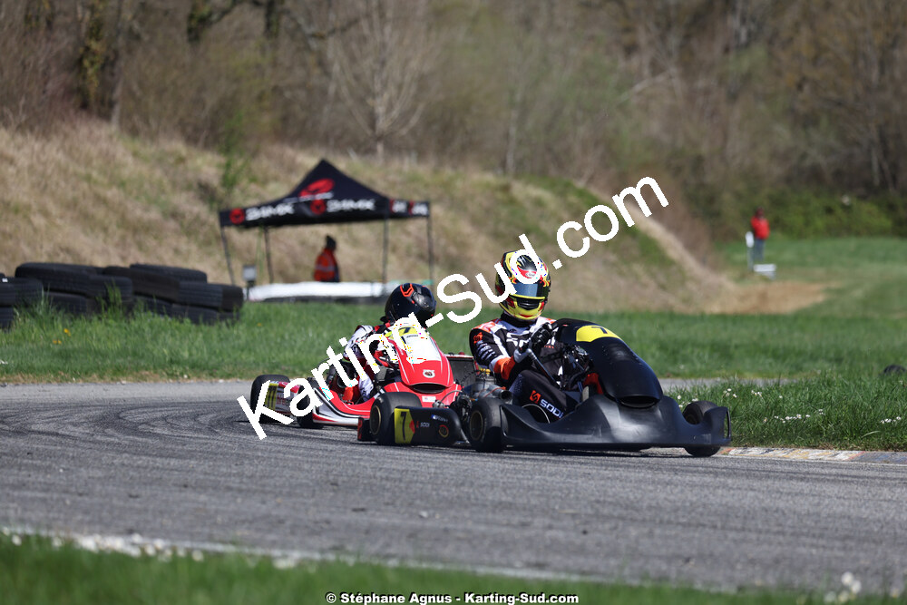 29 & 30/03/2025 : 2ème manche du Championnat du Sud au circuit d’Aigues-Vives (photos Stéphane Agnus) 2025 — karting