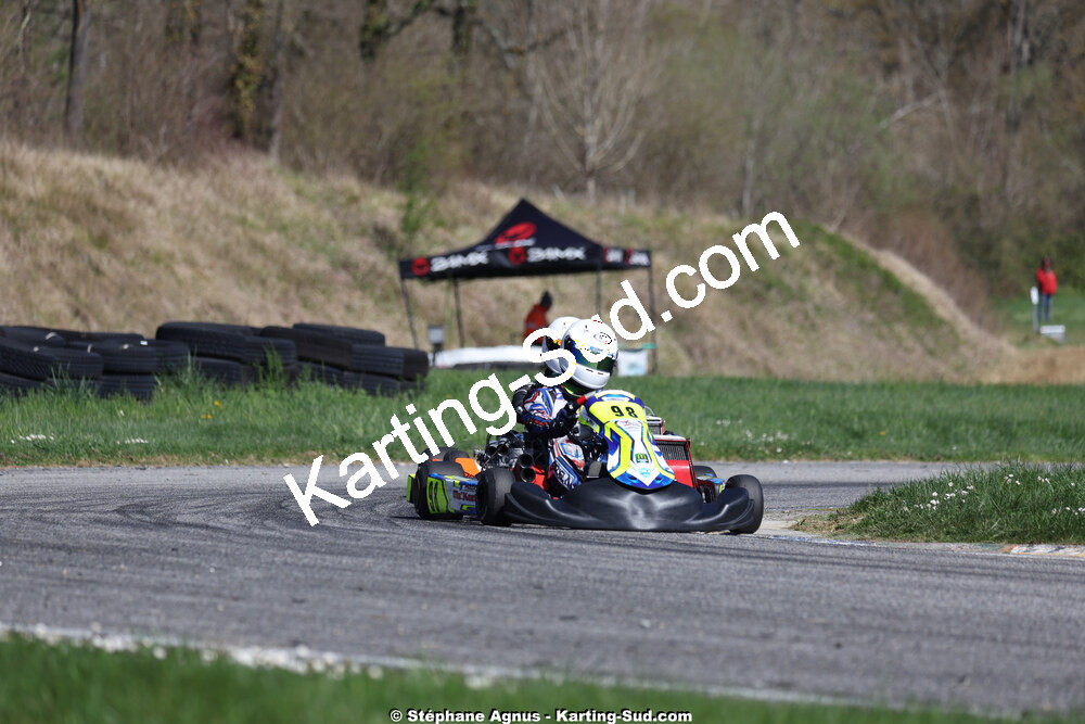 29 & 30/03/2025 : 2ème manche du Championnat du Sud au circuit d’Aigues-Vives (photos Stéphane Agnus) 2025 — karting
