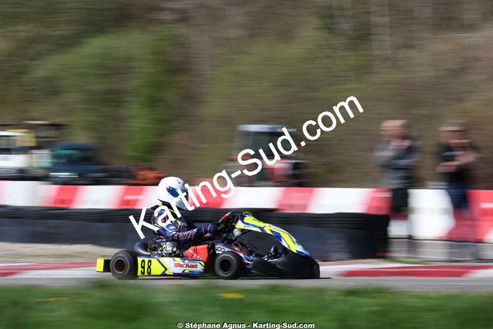 29 & 30/03/2025 : 2ème manche du Championnat du Sud au circuit d’Aigues-Vives (photos Stéphane Agnus) 2025 — karting