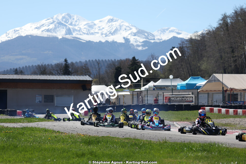 29 & 30/03/2025 : 2ème manche du Championnat du Sud au circuit d’Aigues-Vives (photos Stéphane Agnus) 2025 — karting