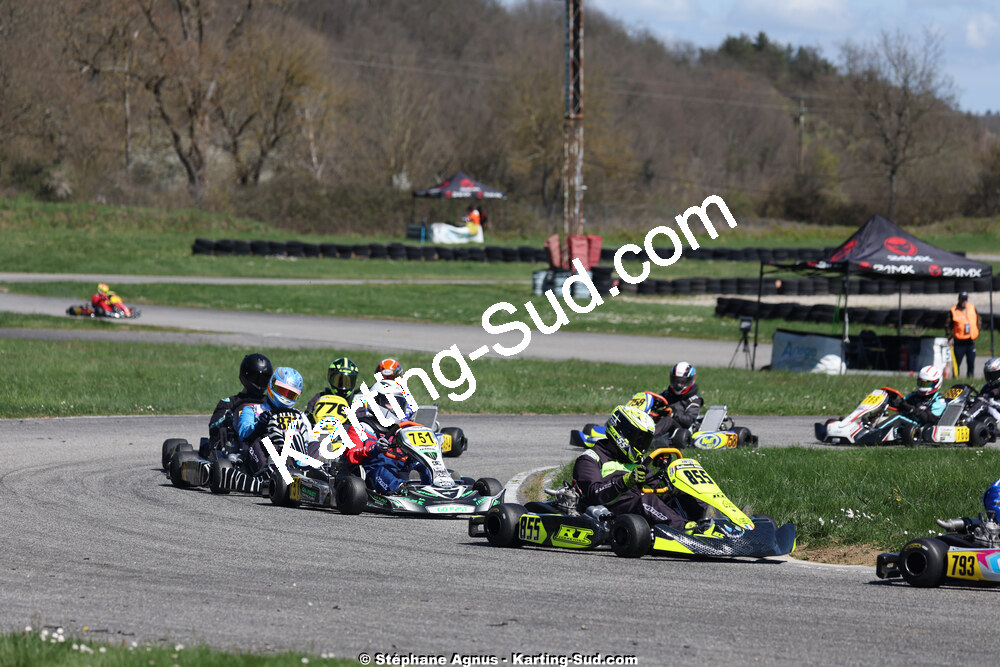 29 & 30/03/2025 : 2ème manche du Championnat du Sud au circuit d’Aigues-Vives (photos Stéphane Agnus) 2025 — karting