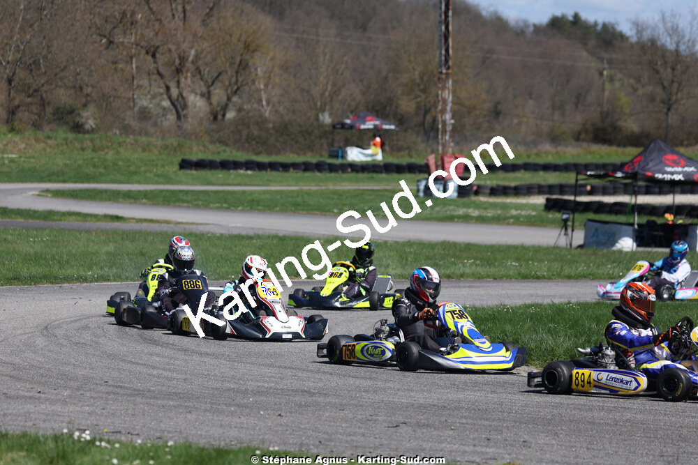 29 & 30/03/2025 : 2ème manche du Championnat du Sud au circuit d’Aigues-Vives (photos Stéphane Agnus) 2025 — karting