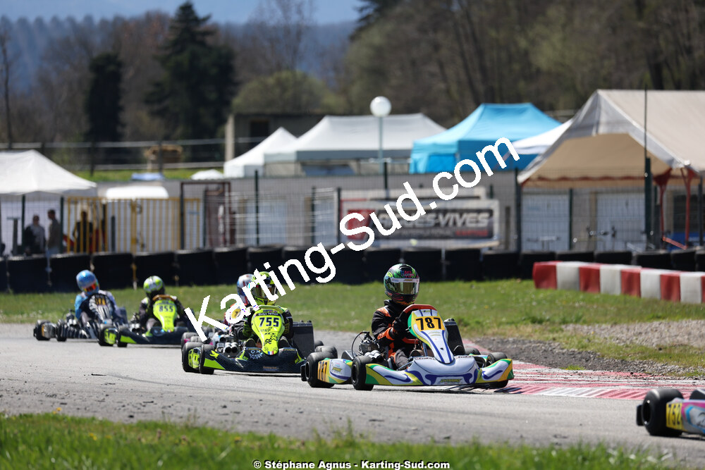 29 & 30/03/2025 : 2ème manche du Championnat du Sud au circuit d’Aigues-Vives (photos Stéphane Agnus) 2025 — karting