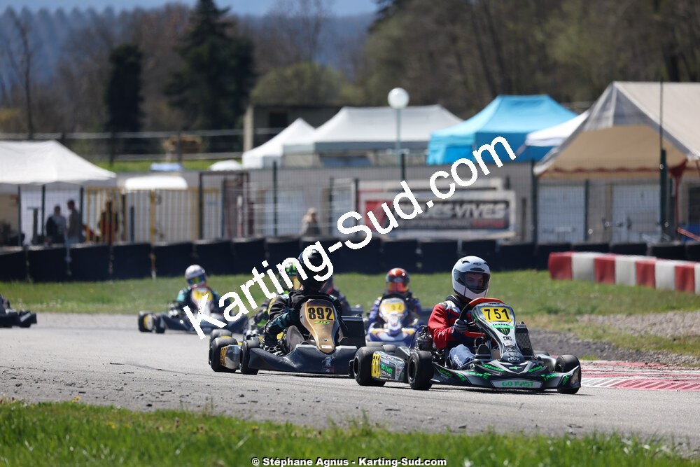 29 & 30/03/2025 : 2ème manche du Championnat du Sud au circuit d’Aigues-Vives (photos Stéphane Agnus) 2025 — karting