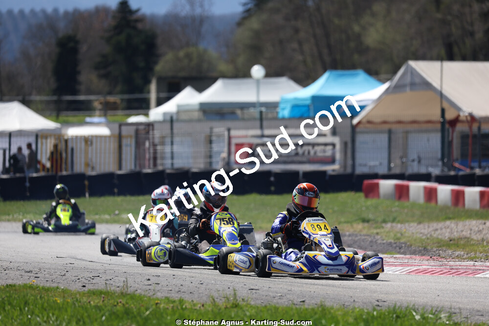 29 & 30/03/2025 : 2ème manche du Championnat du Sud au circuit d’Aigues-Vives (photos Stéphane Agnus) 2025 — karting