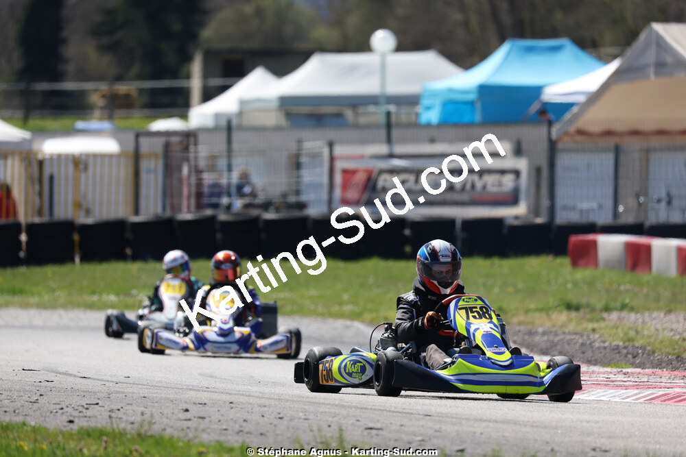 29 & 30/03/2025 : 2ème manche du Championnat du Sud au circuit d’Aigues-Vives (photos Stéphane Agnus) 2025 — karting
