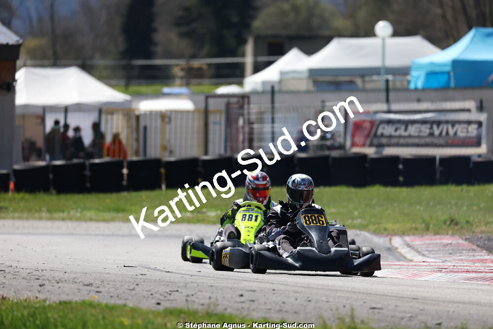 29 & 30/03/2025 : 2ème manche du Championnat du Sud au circuit d’Aigues-Vives (photos Stéphane Agnus) 2025 — karting