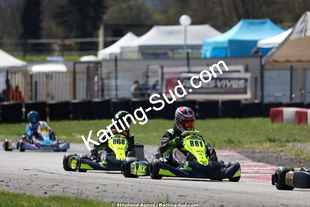 29 & 30/03/2025 : 2ème manche du Championnat du Sud au circuit d’Aigues-Vives (photos Stéphane Agnus) 2025 — karting