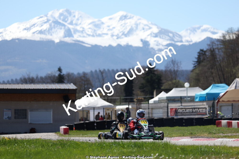 29 & 30/03/2025 : 2ème manche du Championnat du Sud au circuit d’Aigues-Vives (photos Stéphane Agnus) 2025 — karting