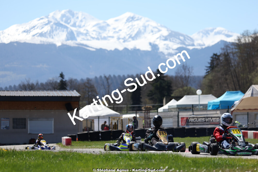 29 & 30/03/2025 : 2ème manche du Championnat du Sud au circuit d’Aigues-Vives (photos Stéphane Agnus) 2025 — karting