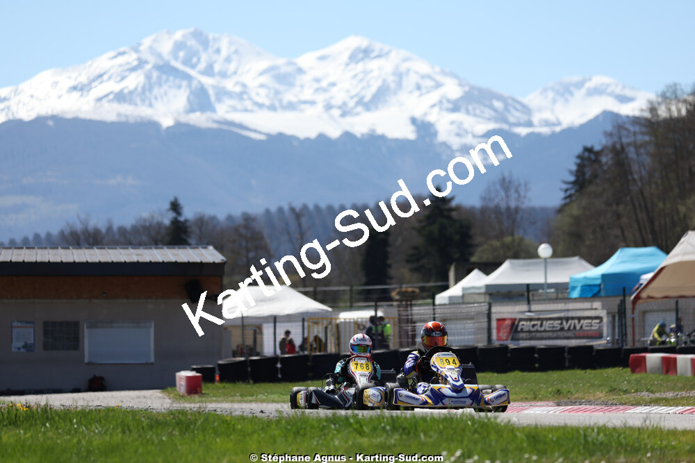 29 & 30/03/2025 : 2ème manche du Championnat du Sud au circuit d’Aigues-Vives (photos Stéphane Agnus) 2025 — karting