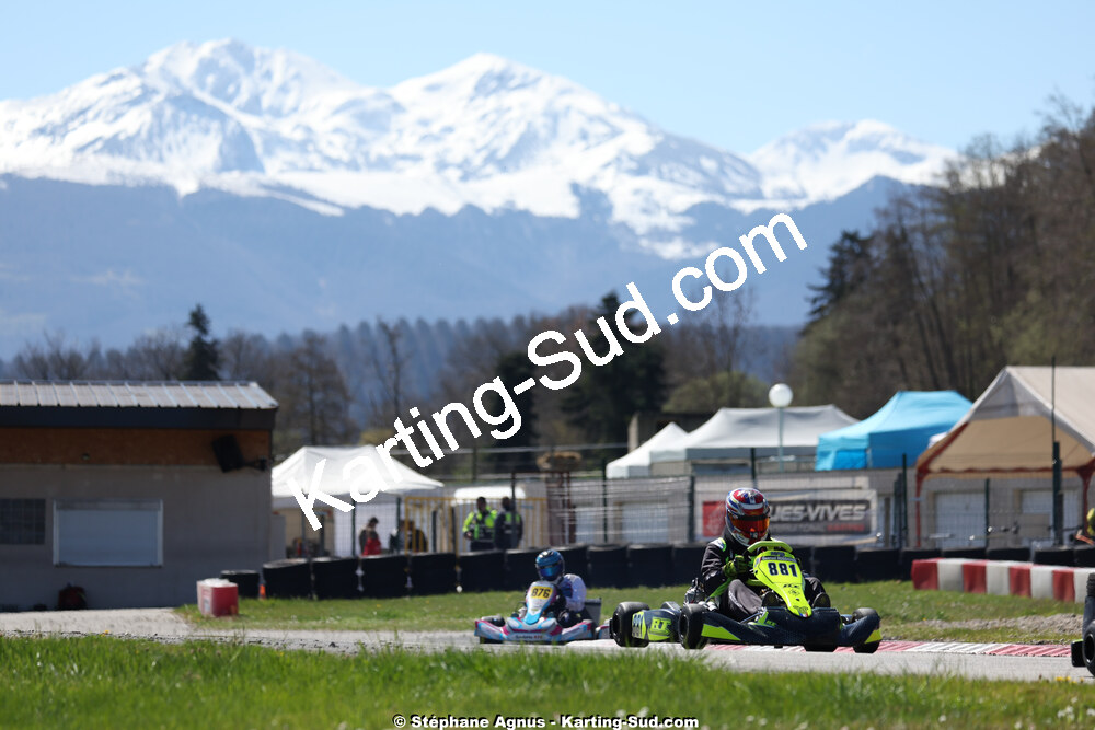 29 & 30/03/2025 : 2ème manche du Championnat du Sud au circuit d’Aigues-Vives (photos Stéphane Agnus) 2025 — karting