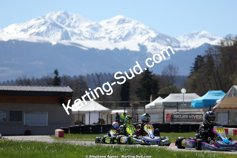 29 & 30/03/2025 : 2ème manche du Championnat du Sud au circuit d’Aigues-Vives (photos Stéphane Agnus) 2025 — karting