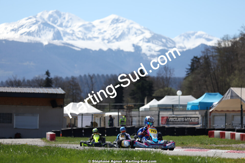 29 & 30/03/2025 : 2ème manche du Championnat du Sud au circuit d’Aigues-Vives (photos Stéphane Agnus) 2025 — karting