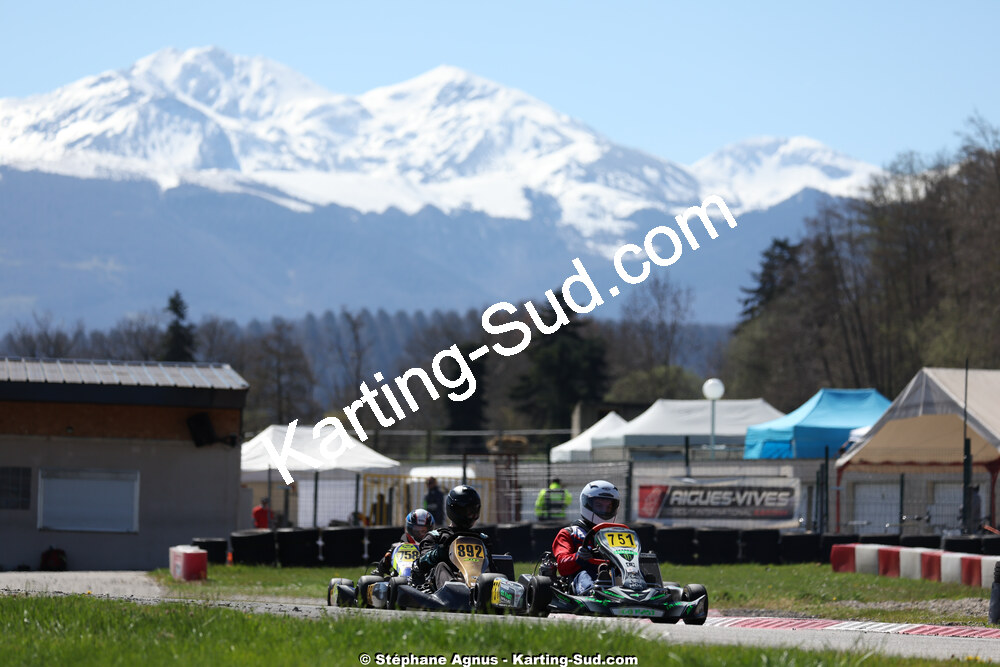 29 & 30/03/2025 : 2ème manche du Championnat du Sud au circuit d’Aigues-Vives (photos Stéphane Agnus) 2025 — karting