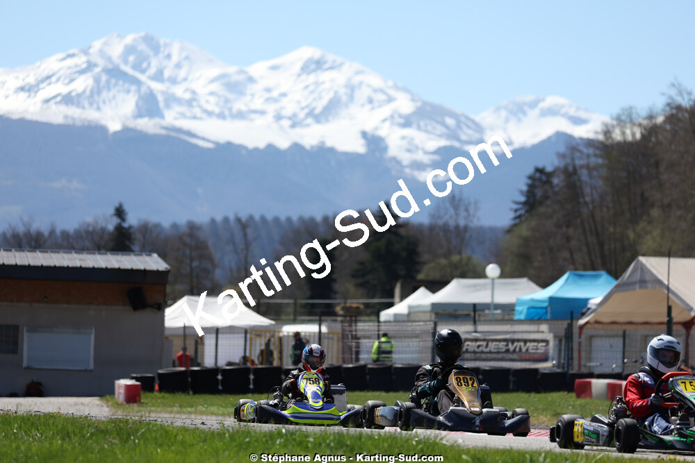 29 & 30/03/2025 : 2ème manche du Championnat du Sud au circuit d’Aigues-Vives (photos Stéphane Agnus) 2025 — karting