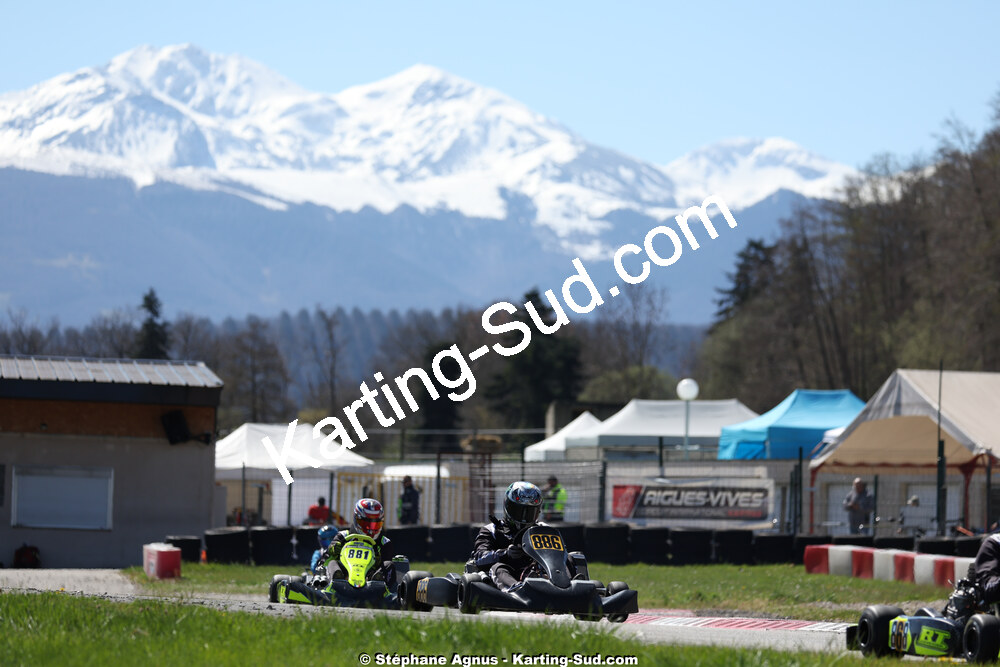 29 & 30/03/2025 : 2ème manche du Championnat du Sud au circuit d’Aigues-Vives (photos Stéphane Agnus) 2025 — karting
