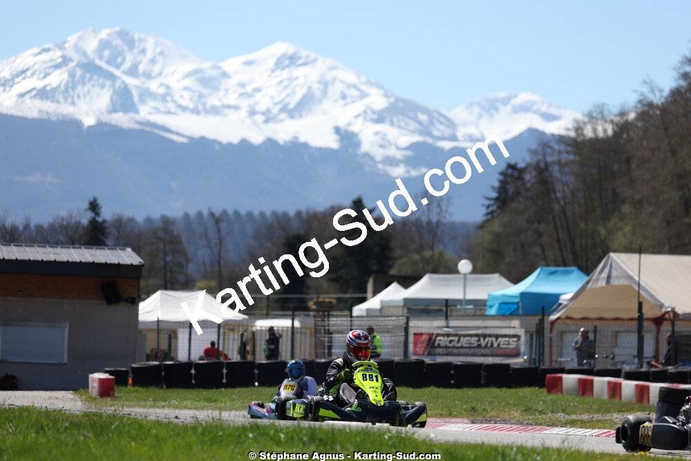 29 & 30/03/2025 : 2ème manche du Championnat du Sud au circuit d’Aigues-Vives (photos Stéphane Agnus) 2025 — karting